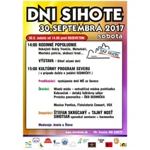 DNI SIHOTE 2017 Hlavný program