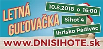 LETNÁ GUĽOVAČKA 2018